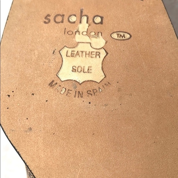 VTG Sacha London Camo Snakeskin Heels Sz 7AA - Picture 12 of 14